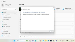 Windows online troubleshooting service is disabled on Windows 11 FIXED [upl. by Medora]