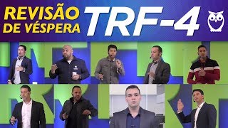 Revisão de Véspera TRF 4 Aulão Presencial [upl. by Tibbs]