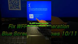 Fix WFP Invalid Operation Blue Screen Error on Windows 1011 💻 youtubeshorts shorts [upl. by Gusba964]