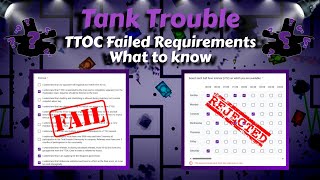 Tank Trouble  Failed TTOC Requirements  What to know [upl. by Fronniah481]