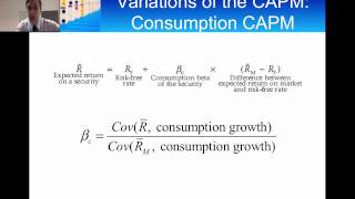 Variations of the Capital Asset Pricing Model CAPM [upl. by Croft534]