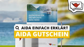 AIDA Gutschein  AIDA einfach erklärt 💡 [upl. by Notsua]