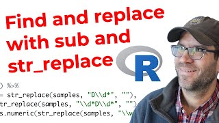 How to write a simple regular expression in R using sub and strreplace CC183 [upl. by Ponce]