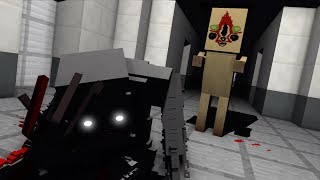 SCP 096 VS SCP 173 Fight Animation Part1 [upl. by Neelloc]