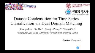 KDD 2024  Dataset Condensation for Time Series Classification [upl. by Sonafets]