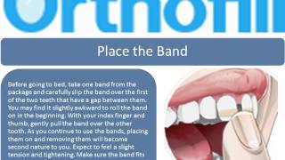 Ortho Fill Gaps Between Teeth [upl. by Akisej]