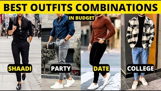 Best Outfits Combinations  Budget Outfit Ideas For Men amp Boys  हिंदी में [upl. by Gussie]