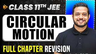 Circular Motion COMPLETE Chapter in 1 Video  Full Revision  Class 11 Arjuna JEE [upl. by Trebleda494]