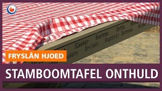 REPO Speciale stamboomtafel onthuld in Oosterbierum [upl. by Eggett]