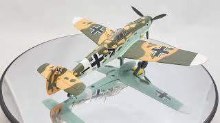 148 Diecast Franklin Mint Armour Collection BF109 Messerschmitt Luftwaff Germany World War 2 WWII [upl. by Charo437]