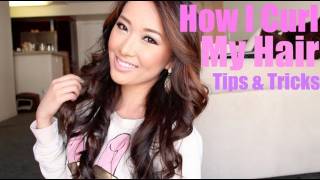 How I Curl my Hair  Tips Tricks amp General Info Curling Iron Hair Tutorial [upl. by Aizirk]