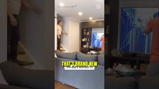 They Pranked Their Dad By Breaking The TV [upl. by Aleahs]