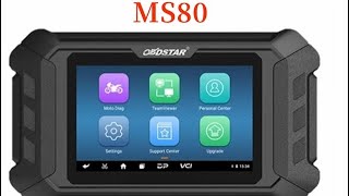 OBDSTAR MS80 APRILLIA SR300MAX IMMO KEY MAKING [upl. by Joelynn260]