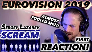 Sergey Lazarev  Scream Eurovision 2019 FIRST REACTION ALMOST FOOLED ME livestream 3 part 2 [upl. by Alaster]