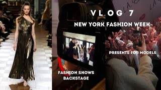 NYFW part 2 fashion event trying the best bagel in town fashion shows backstage [upl. by Eliath]