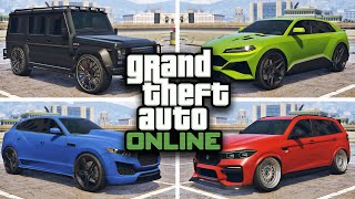 Top 5 Best SUV Cars in GTA 5 Online [upl. by Keynes]