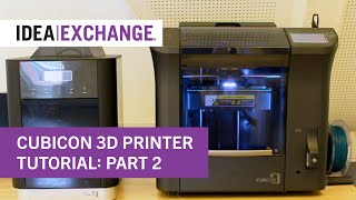 How to Use the Cubicon 3D Printers Part 2 – Operating the Printer [upl. by Topliffe]