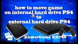 play Game PS4 on the External HDDរបៀបលេងហ្គេមPS4 នៅលើHDDខាងក្រៅម៉ាសីនPS4 [upl. by Zzahc597]