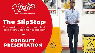 The Slipstop®  the worlds first combined leak collection unit and hazard sign [upl. by Jaehne]