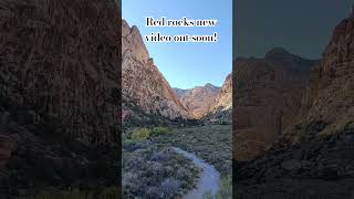 Red rocks new video out soon follow Fredy and Luna adventures for more redrock hiking country [upl. by Ariella522]