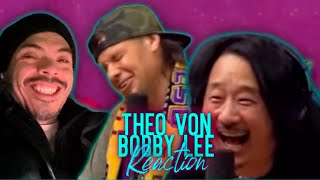 Best of Theo Von amp Bobby Lee  PART 4  FIRST TIME REACTION [upl. by Martina]