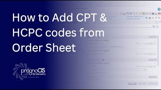 How to Add CPT amp HCPC codes to Lab Radiology Consult Procedure amp DME from Order Sheet [upl. by Mehalek157]