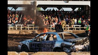 Griggsville Illinois Demolition Derby Highlights and Hits Reel [upl. by Cynthie]