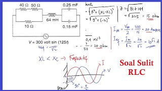 Soal paralel seri Arus Bolak Balik RLC by Pak SY [upl. by Otaner]