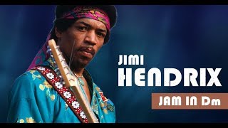 Crazy Jimi Hendrix Style Backing Track Jam in Dm [upl. by Allisurd]