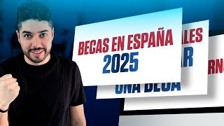 Becas para estudiar en España 2025 Omar Llerena [upl. by Hahcim388]