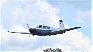 Mooney M20 low pass M20K high speed flyby [upl. by Vic]