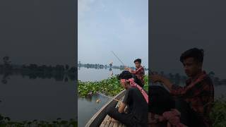 Fishing from boat  fishing usafishing villagefishing amazingfishing uniquefishing [upl. by Ahsie]