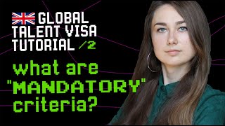 What are Mandatory Criteria for UK Global Talent Visa [upl. by Akena]