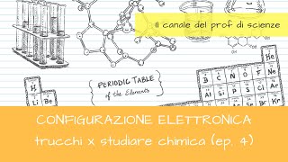 configurazione elettronica ep4 trucchi x studiare chimica [upl. by Bil]