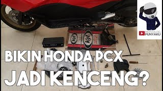 SHARING  Upgrade CVT Honda PCX 150 CBU LED [upl. by Perkin750]