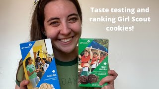 Taste testing and ranking Girl Scout cookies [upl. by Azial275]