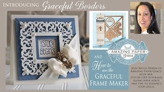 New Amazing Paper Grace Dies  Graceful Borders and Frame Maker [upl. by Celestyna]