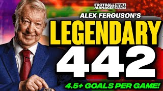 LEGENDARY 442 FM24 Tactics  45 Goals Per Game  Best FM24 Tactics [upl. by Ambrosi553]