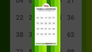 tombola vespertina 26092024  Montevideo Uruguay [upl. by Sharman721]