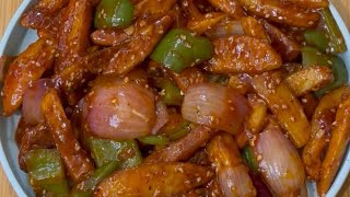 honey chilli potato recipe [upl. by Hoopes832]