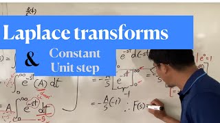 Laplace transforms ฟังก์ชันค่าคงที่ Constant function ฟังก์ชันขั้นบันไดหนึ่งหน่วย Unit step function [upl. by Ahtaela48]