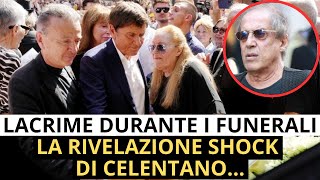 Funerali Toto Cutugno Le Riprese Tutti in Lacrime e la Rivelazione Shock di Adriano Celentano [upl. by Krenek518]