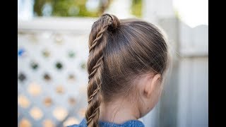 Would you wear this hairstyle  Twist Wrap Ponytail  Cute Girls Hairstyles [upl. by Jardena369]