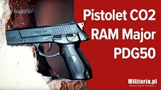 Pistolet na kule gumowe  Major PDG50 50  bez zezwolenia Militariapl [upl. by Ahcsat]