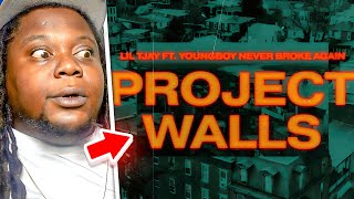 HE DELIVER EVERYTIME Lil Tjay  Project Walls feat NBA YoungBoy REACTION [upl. by Naomi]