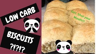 Low Carb Angel Biscuits Keto Friendly  Baking with LC Food Company [upl. by Eremahs]