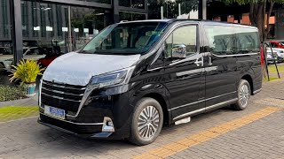 First See 2024 toyota granvia Premium VIP 6 Seater Luxury Van  Black Color [upl. by Kirt155]