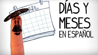 Los días y meses en español [upl. by Ennej]