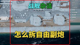 战舰杂谈 拆拆自由的副炮 how to destroy the secondaries [upl. by Ayaros]