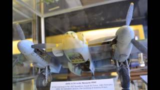 Airfix Mosquito 124 scale Mosquito Air Museum London Colney England [upl. by Bautram]